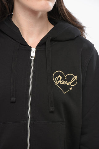 Brushed Cotton Full-Zip Hoodie REGGY