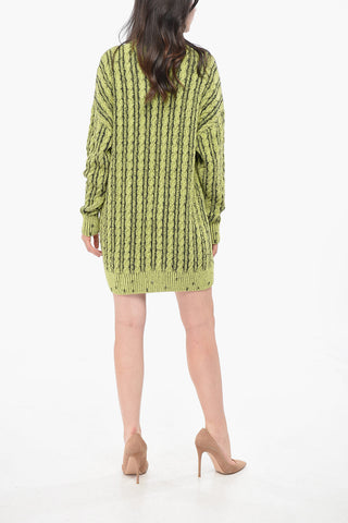RED TAG Knit Minidress PANTESSE with Cable-Knit Design