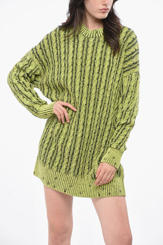 RED TAG Knit Minidress PANTESSE with Cable-Knit Design