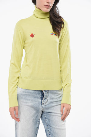 Virgin Wool Turtleneck Sweater GOOD GAME