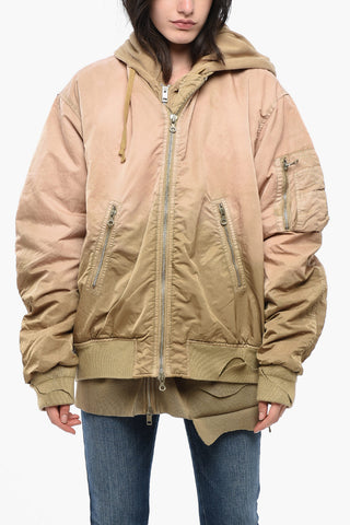 Dégradé-Effect Jacket G-KAMILA With Jersey Hood