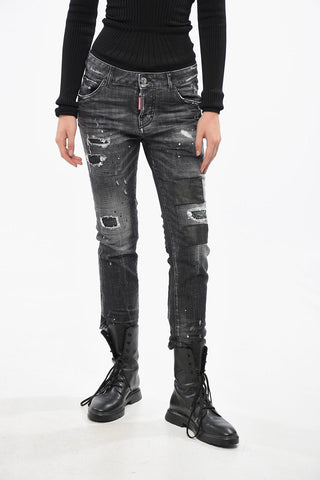 Distressed Jeans COOL GIRL Crop 15cm