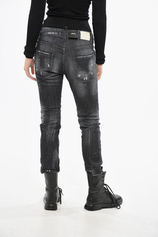 Distressed Jeans COOL GIRL Crop 15cm