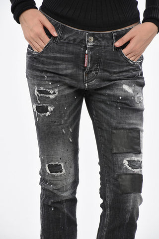 Distressed Jeans COOL GIRL Crop 15cm