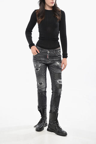 Distressed Jeans COOL GIRL Crop 15cm