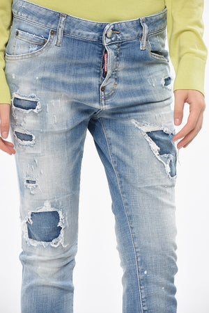 Jeans COOL GIRL Distressed Crop 15cm
