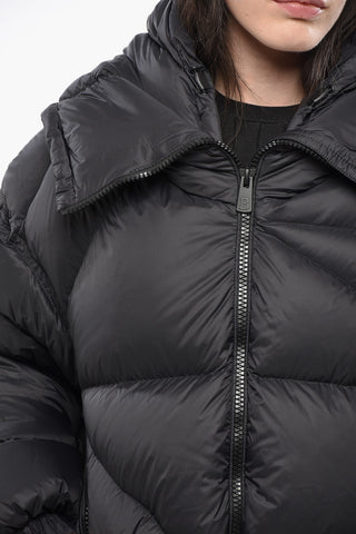 Down Jacket DOUBLE B with Hood and Front Zip