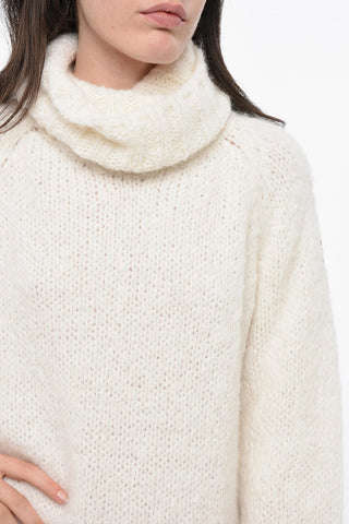 Oversized Wool Turtleneck Sweater