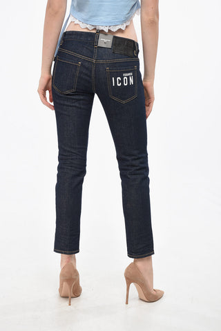 B-ICON Cropped-Jeans JENNIFER mit 15cm Bundnähten