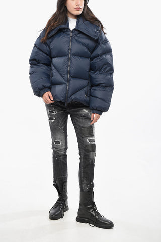 Daunenjacke DOUBLE B mit Kapuze und Frontreißverschluss