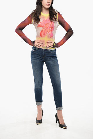 RED TAG Mesh Top SIELITO with Floral Pattern