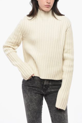 Wool and Cashmere CHUNKY Turtleneck Sweater