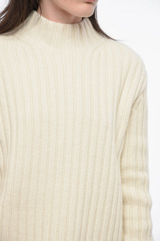 Wool and Cashmere CHUNKY Turtleneck Sweater