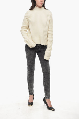 Wool and Cashmere CHUNKY Turtleneck Sweater