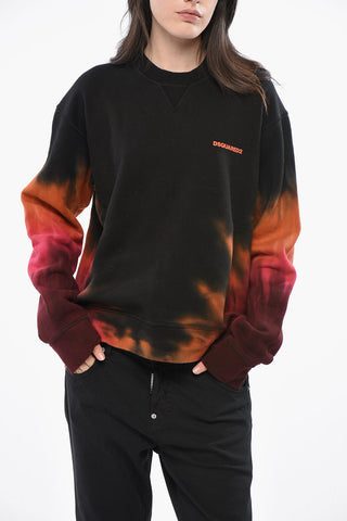 크루넥 스웨트셔츠 COOL 애시드 워시 효과