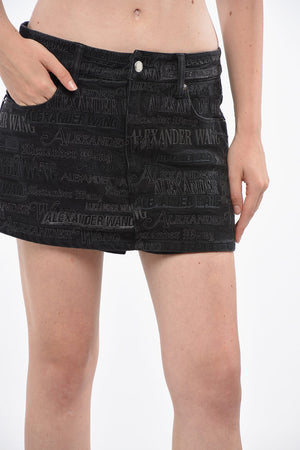 데님 미니 스코트 올오버 로고