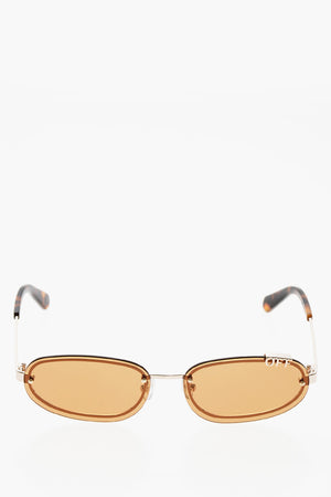 Occhiali da Sole Ovali MIAMI con Monogram e Dettaglio Tartarugato