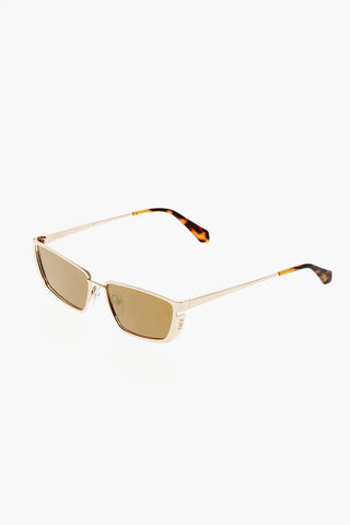 캣아이 선글라스 RICHFIELD 골드 효과 미러 렌즈