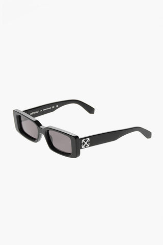 Rectangular Sunglasses ARTHUR in Solid Color with Monogram