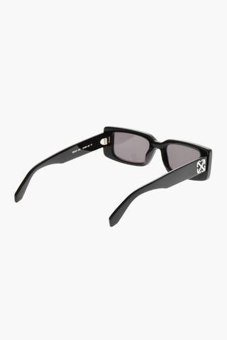 Rectangular Sunglasses ARTHUR in Solid Color with Monogram