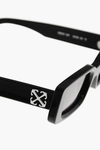 Rectangular Sunglasses ARTHUR in Solid Color with Monogram