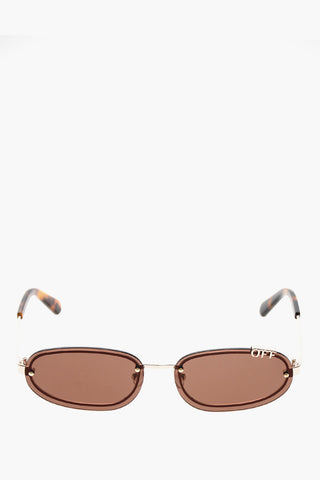 Oval MIAMI Sunglasses With Monogram and Tortoiseshell Detail