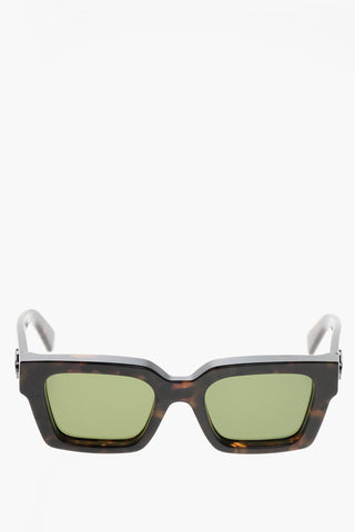 Tortoiseshell VIRGIL Rectangular Sunglasses 
