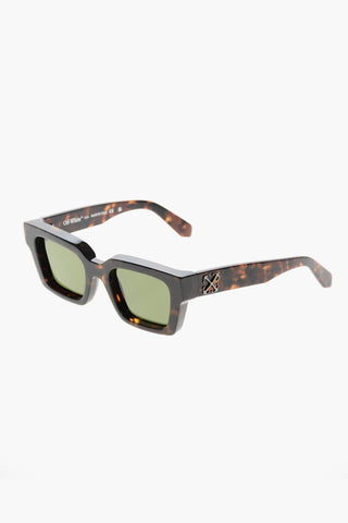 Tortoiseshell VIRGIL Rectangular Sunglasses 
