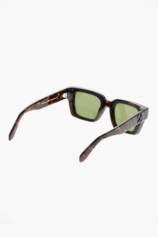Tortoiseshell VIRGIL Rectangular Sunglasses 