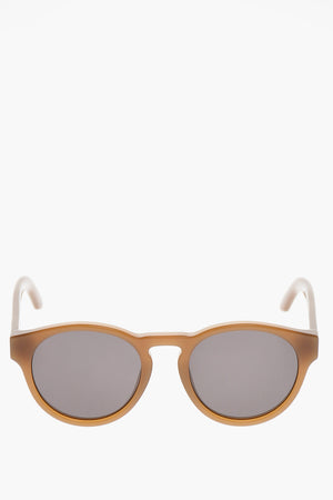 Round Sunglasses OAKLAND in Solid Color with Monogram
