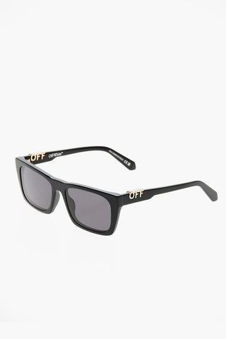 Rechteckige Sonnenbrille ALBANY mit Monogramm in Goldoptik