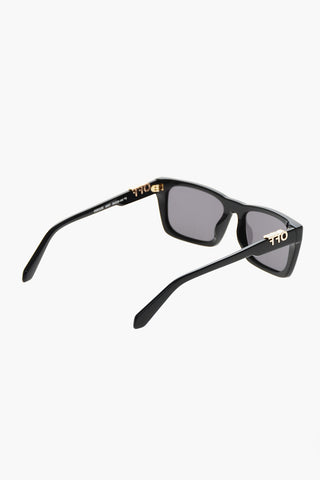 Rechteckige Sonnenbrille ALBANY mit Monogramm in Goldoptik