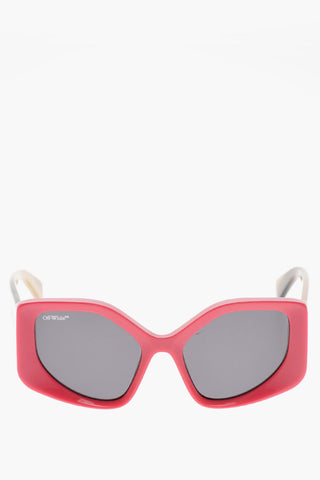 Oversize Butterfly Sunglasses DENVER with Contrasting Temples