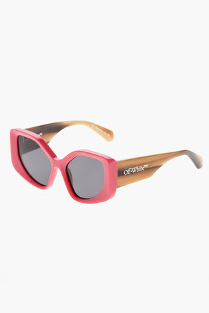 Oversize Butterfly Sunglasses DENVER with Contrasting Temples
