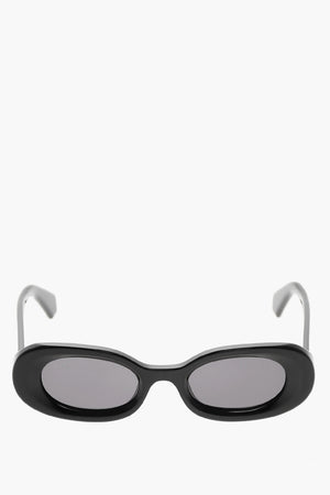 Sunglasses AMALFI in Solid Color with Oval Frame