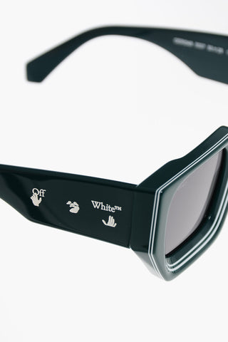 Rectangular Sunglasses FRANCISCO with Contrasting Details