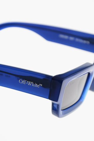 Unifarbene Rechteckige Sonnenbrille LECCE