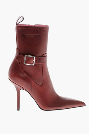 Leather Ankle Boots MY DUST With 10 cm Stiletto Heel