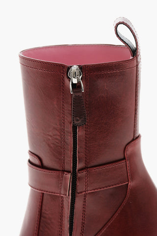 Leather Ankle Boots MY DUST With 10 cm Stiletto Heel