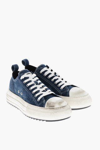 Sneakers BERLIN aus Denim mit Gummispitze