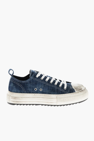 Sneakers BERLIN aus Denim mit Gummispitze
