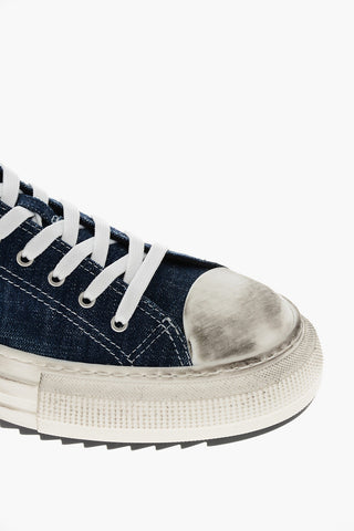 Sneakers BERLIN aus Denim mit Gummispitze
