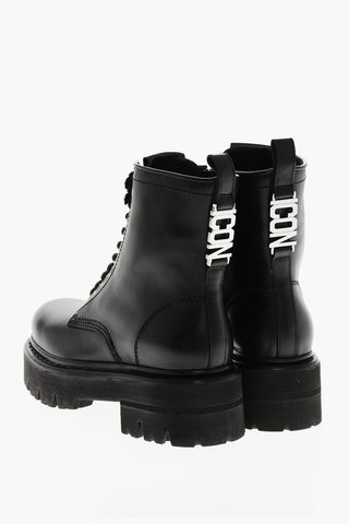 Anfibi in Pelle ICON con Zip Interna