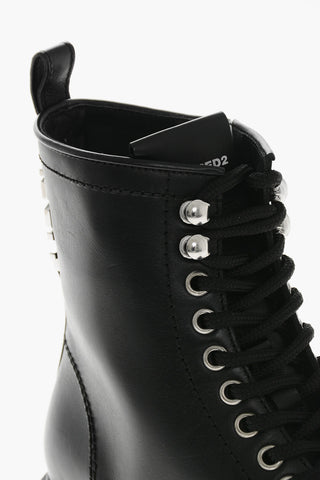 Anfibi in Pelle ICON con Zip Interna