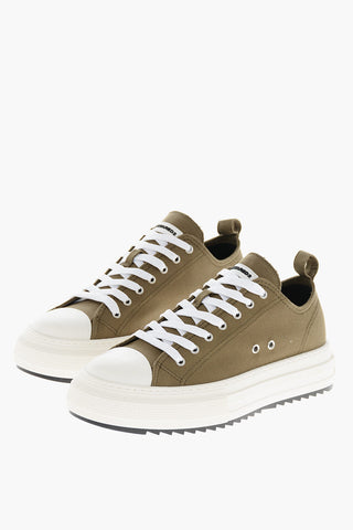 Sneakers BERLIN in Canvas con Punta in Gomma