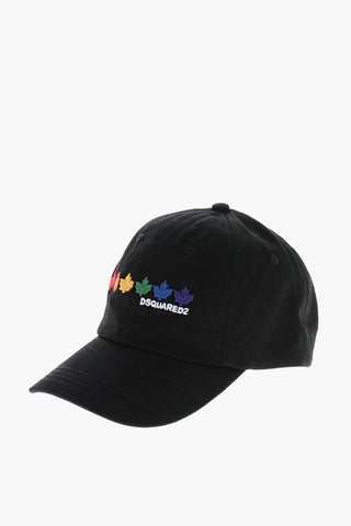베이스볼 캡 RAINBOW LEAF 로고 자수