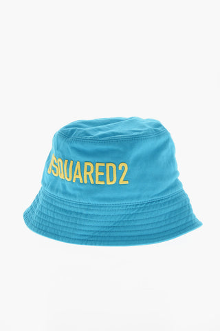 Cappello Bucket in Cotone con Logo Ricamato