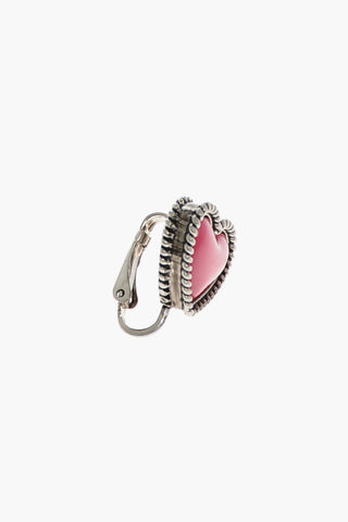Orecchino Singolo HEART in Ottone Smaltato