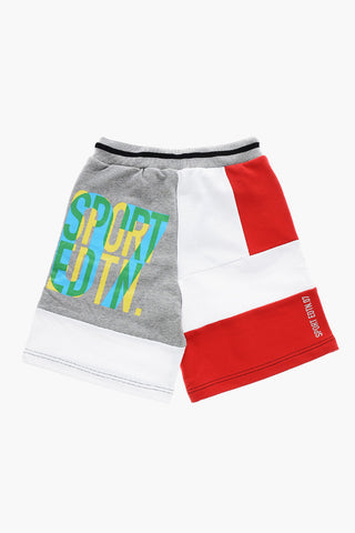 Shorts in Jersey SPORT EDITION con Design Color Block