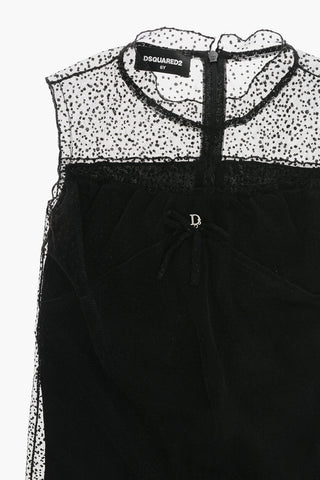 Sheer Glitter Minidress